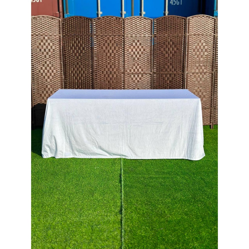 Скатерть белая 3,4 на 2,4 м