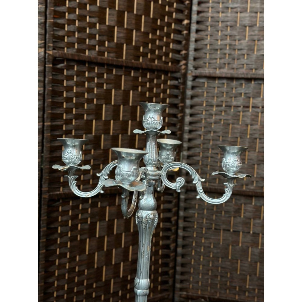 Канделябр винтажный 5ти рожковый без свечей