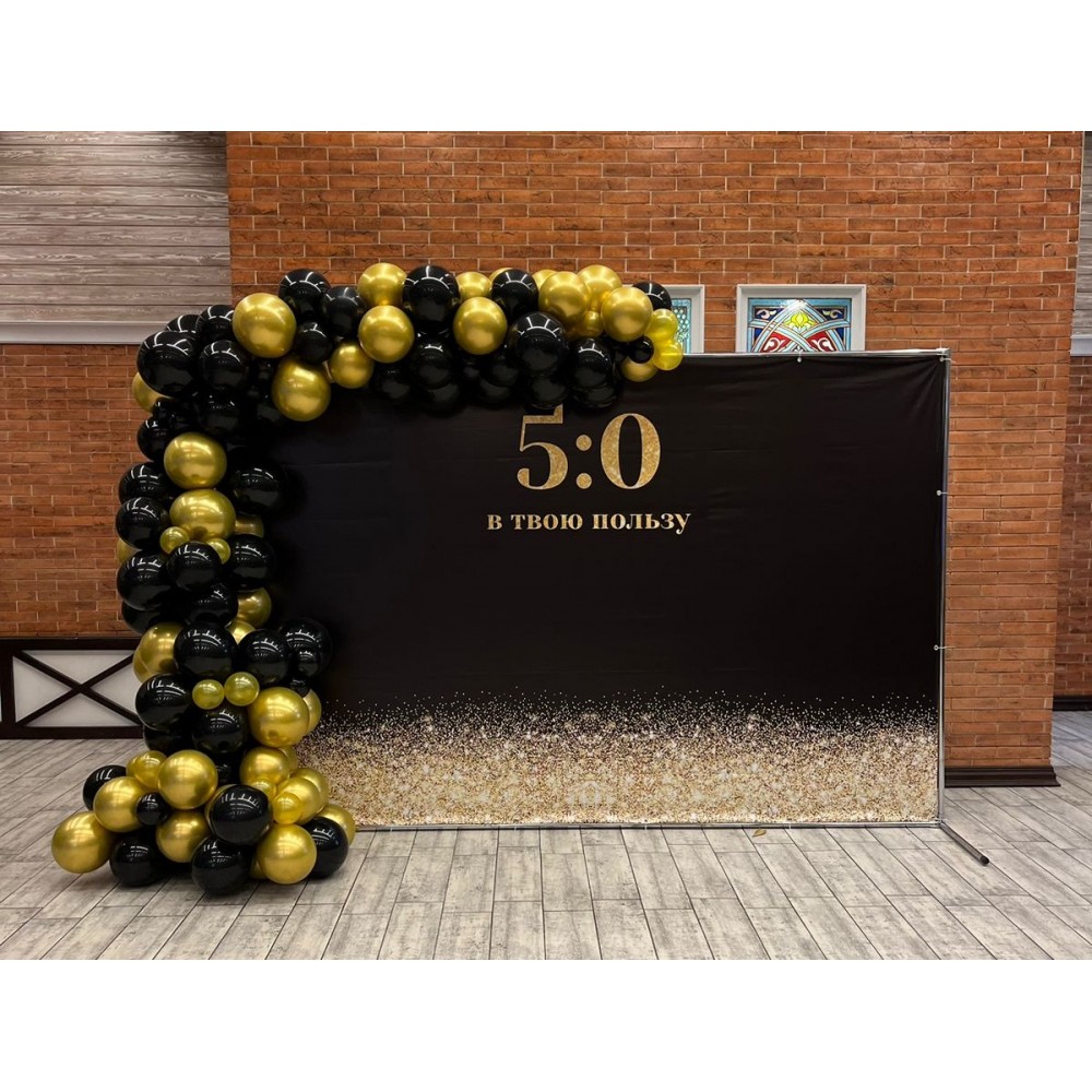 Фотозона с шарами 3 на 2 м
