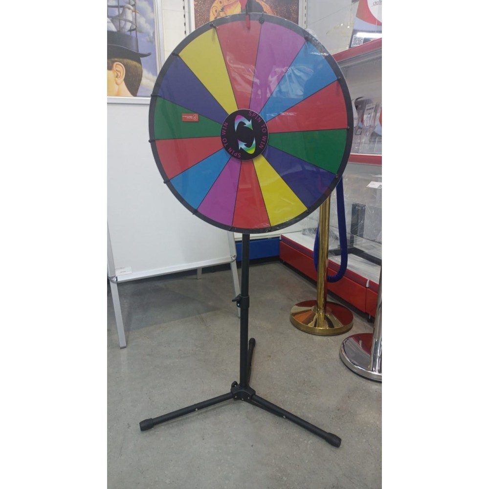 Стойка для розыгрыша c вращающимся колесом 60см