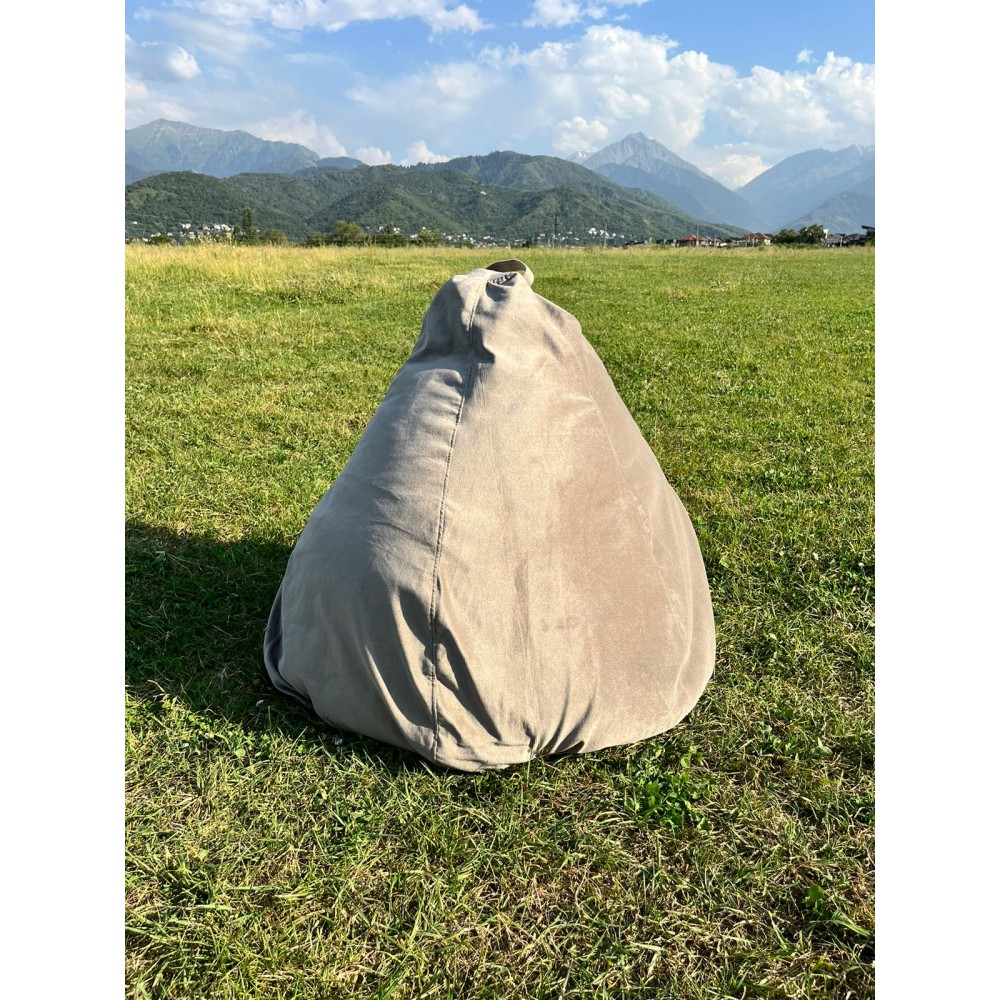 Кресло-мешок серый