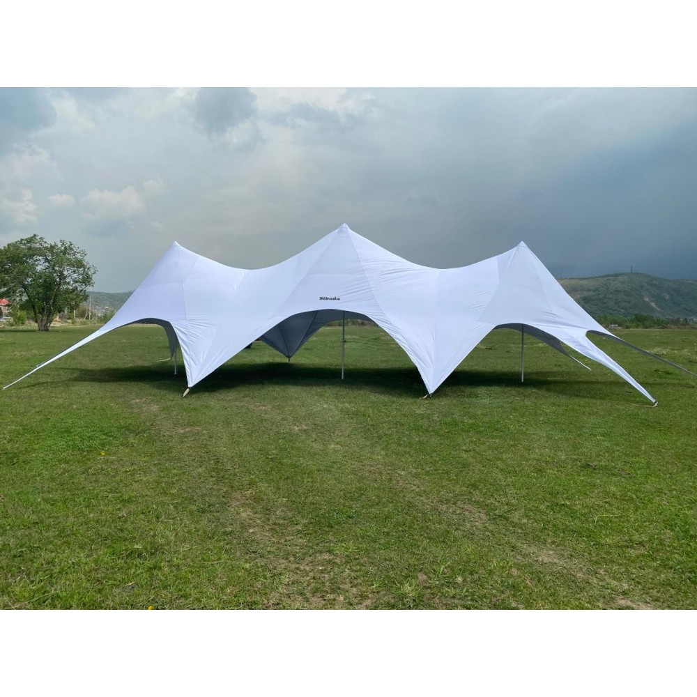 Шатер «Медуза» белый 19 на 8,8 на 4 м