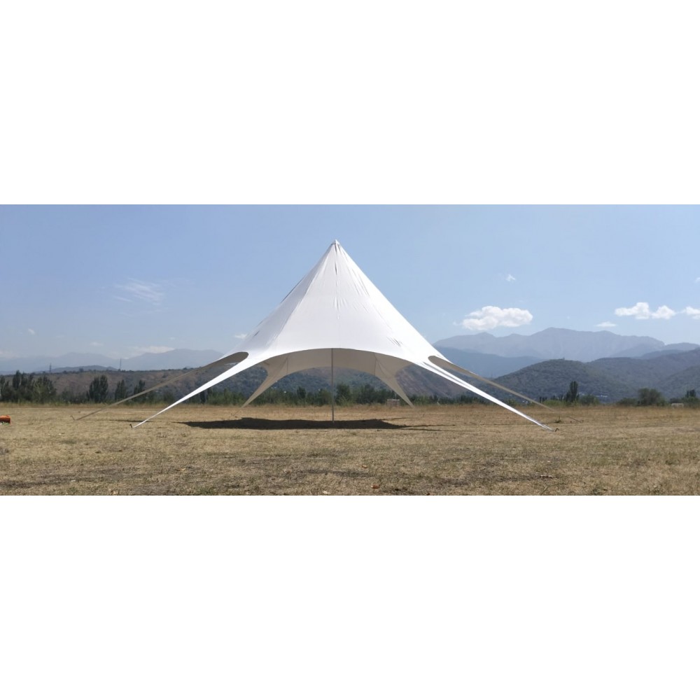 Шатер «Медуза» белый 10 на 10 на 4 м