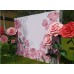Фотозона 2,4 на 2,5 м с цветами ростовыми