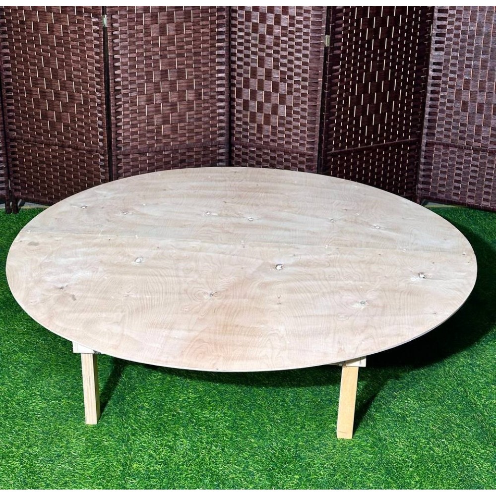 Жер стол круглый с узором 150см