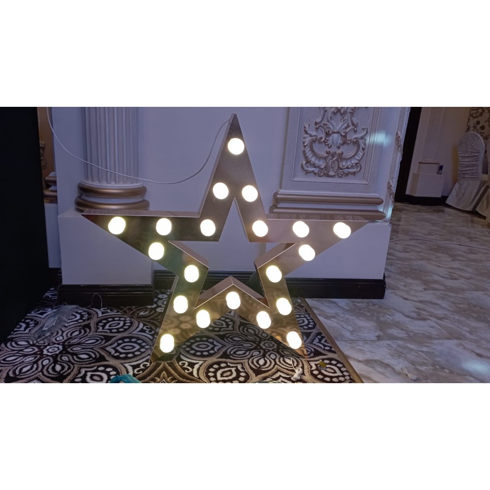 Звезда с лампочками